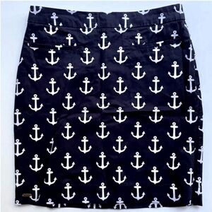 Hatley Nautical Black and White Mini Skirt
